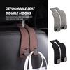 Double Head Hooks Car Rear Seat Hanging Holder Organizer For Mercedes Benz W202 W212 W126 W140 W168 W177 CLS GLE GLC GLS CLA
