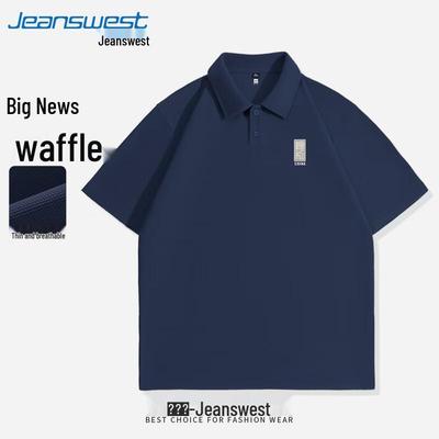 Jeanswest Herren Waffelstrick Poloshirt