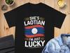 Funny T Shirt for Husband of Laotian Wife, Proud Laos Spouse Tee, Unisex Laos Culture Shirt, Laotian Wife Appreciation Gift, Funny Lao Tee