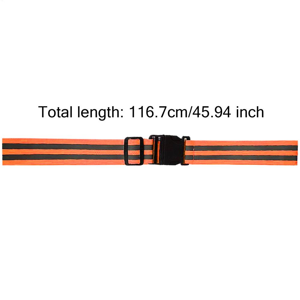 Elastic Reflective Belts fWaist Adjustable Elastic Safety Reflective Belt for Outdoor Running High Visible Night Safety Gear