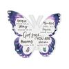 1pc Religion Butterfly Shaped Acrylic Sign | Tabletop Decor for Home Living Room, Contemporary Style, English Language