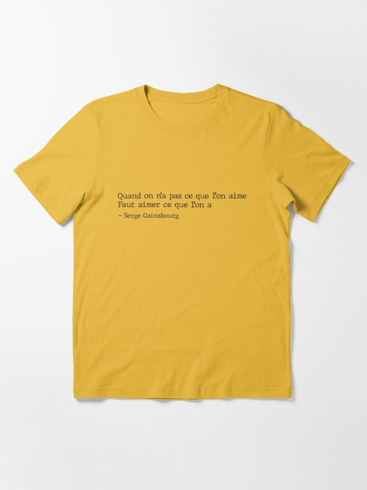 Serge Gainsbourg Serge Gainsbourg - citazione classica T-Shirt Essenziale