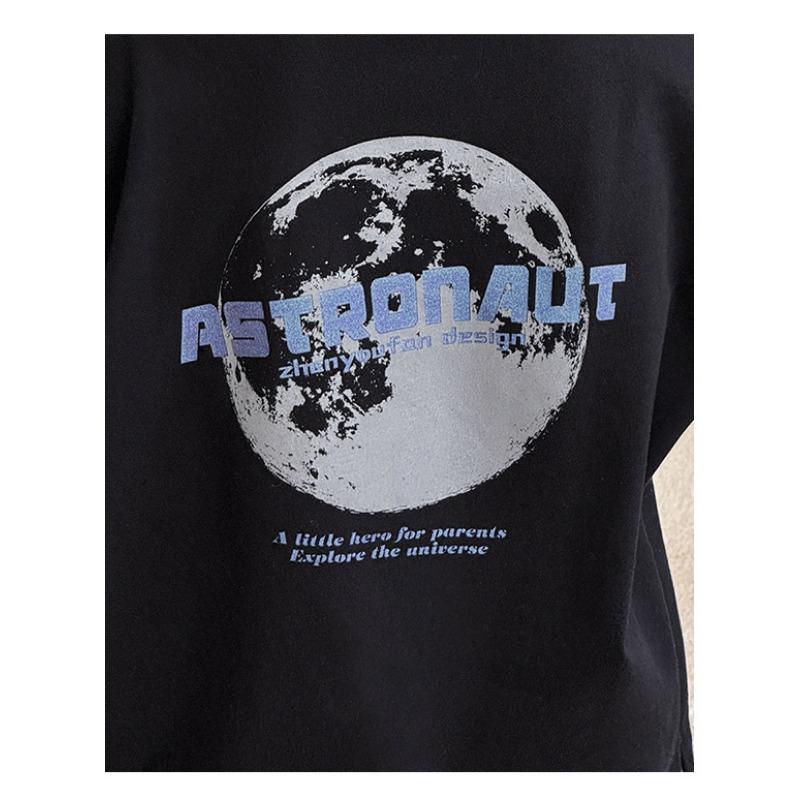 Boys Children Casual Loose Long Sleeve Cotton T Shirt Kids Tops
