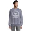 Woodstock Mens Peace - Love - Music Crew Neck Regular Sweatshirt