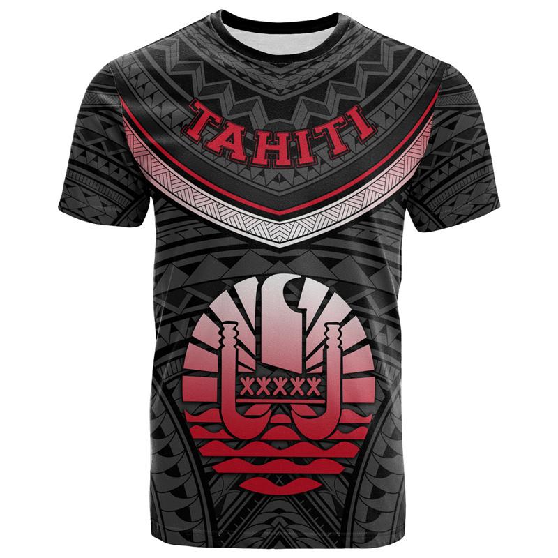 2026 Tahiti Tričko s 3D potiskem pro muže Polynéské grafické tričko Módní topy Krátký rukáv Letní Street Oversized trička