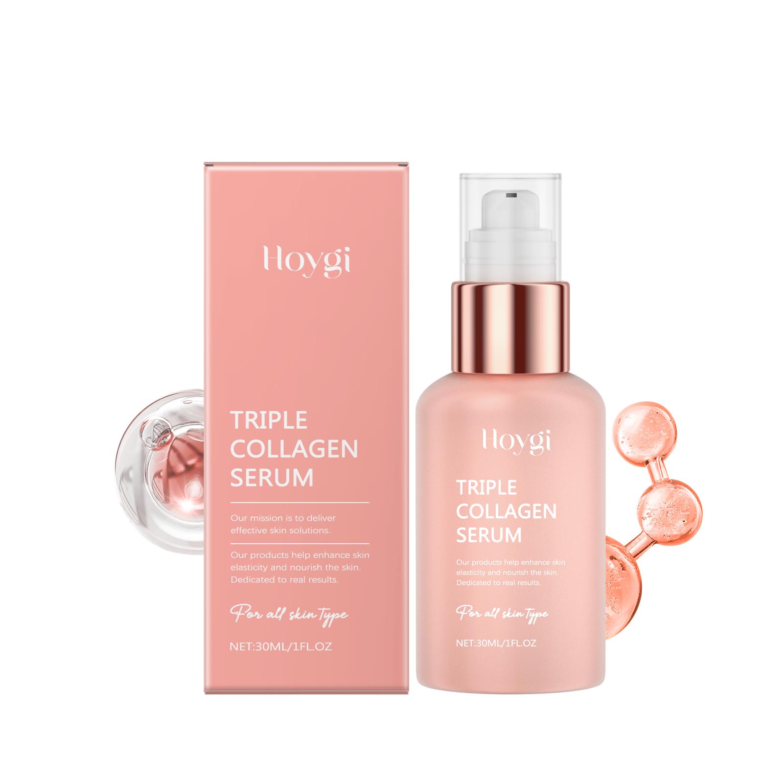 

HOYGI Collagen Face Serum Increase Elasticity Lifting Firming Brightening Fade Fine Line Repair Skin Barrier Smoothing Skin Care 30ml
