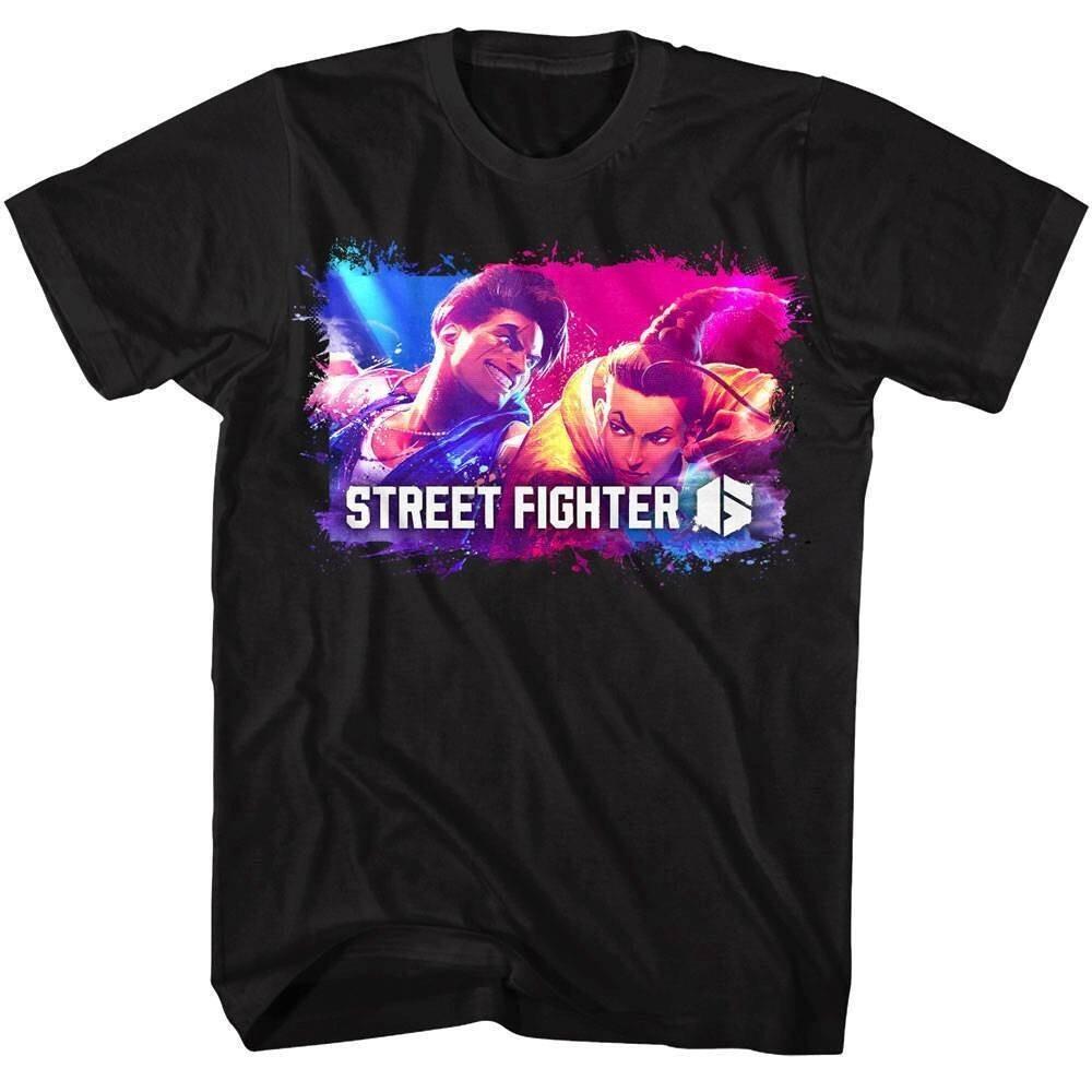 Street Fighter 6 Luke v Jamie Men T Shirt M