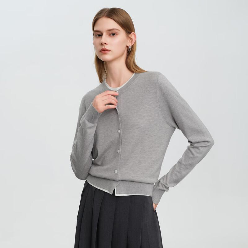 Elva' Island Women's Faux Two-Piece Knit Sweater