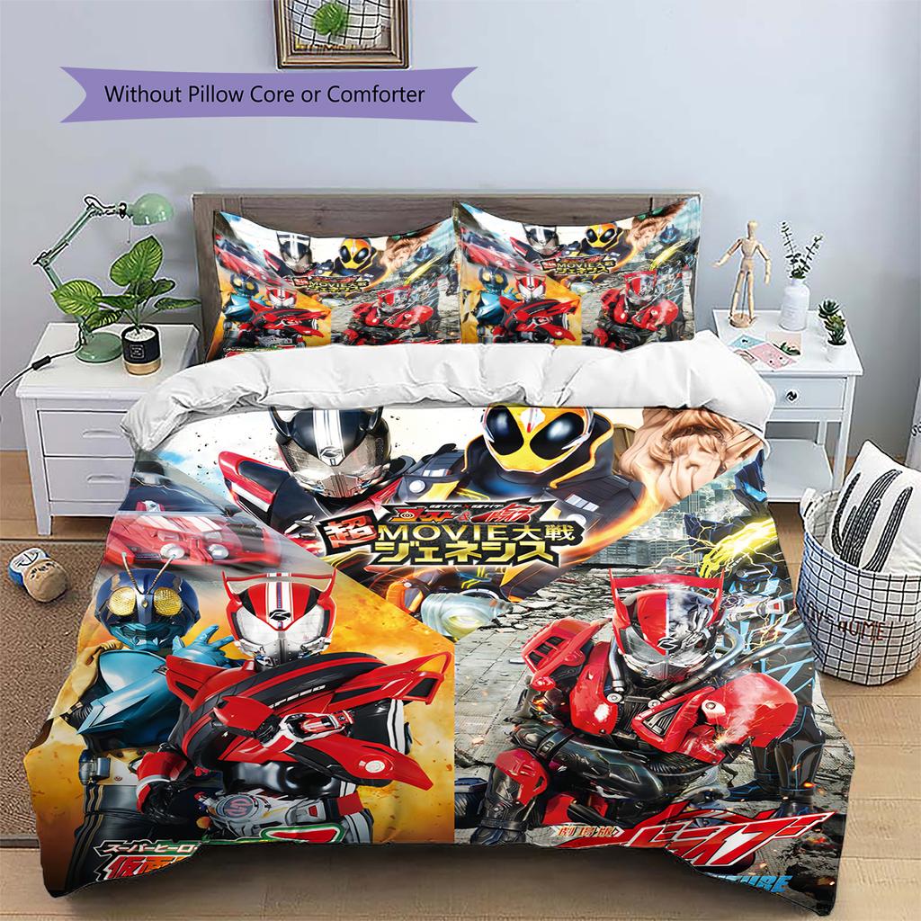 Battle Scene Art Bedding Set, Dynamic Hero Print Bedroom Decor, Fashionable Household Gift.chl