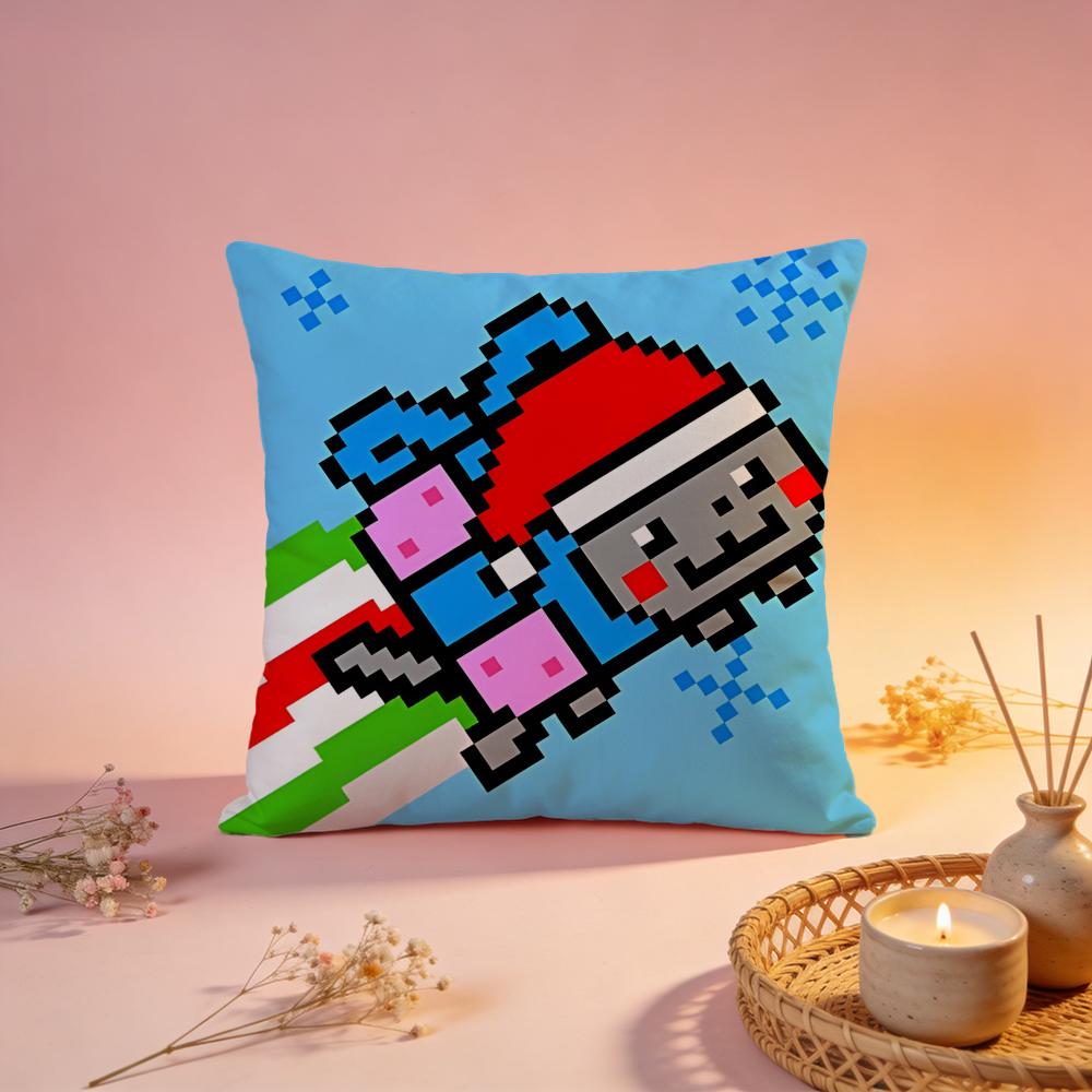 Hot Nnyan Catful Cushion Cover Comfortable Durable Pillow Cover MultiScene for Home Office Car Sofa