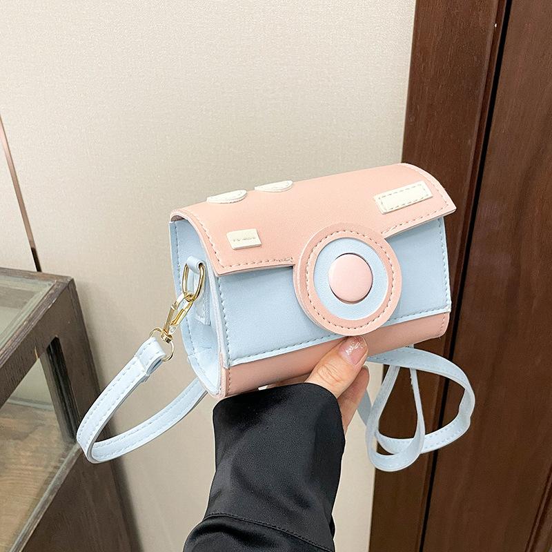 Color Matching Trend Sweet Japanese Small Square Bag Women Fresh Casual Dream Cute Camera Style Versatile Messenger Bag