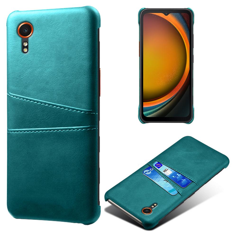 Pro Samsung Galaxy Xcover7 Pouzdro Tvrdé PC Odolné proti poškrábání Kryt na telefon s duálním držákem karet