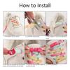 No Tie Shoelaces Flat Metal Press Lock Elastic Shoe Laces For Sneaker 1 Second Quick On/off Lazy Shoes Lace Accessories Unisex