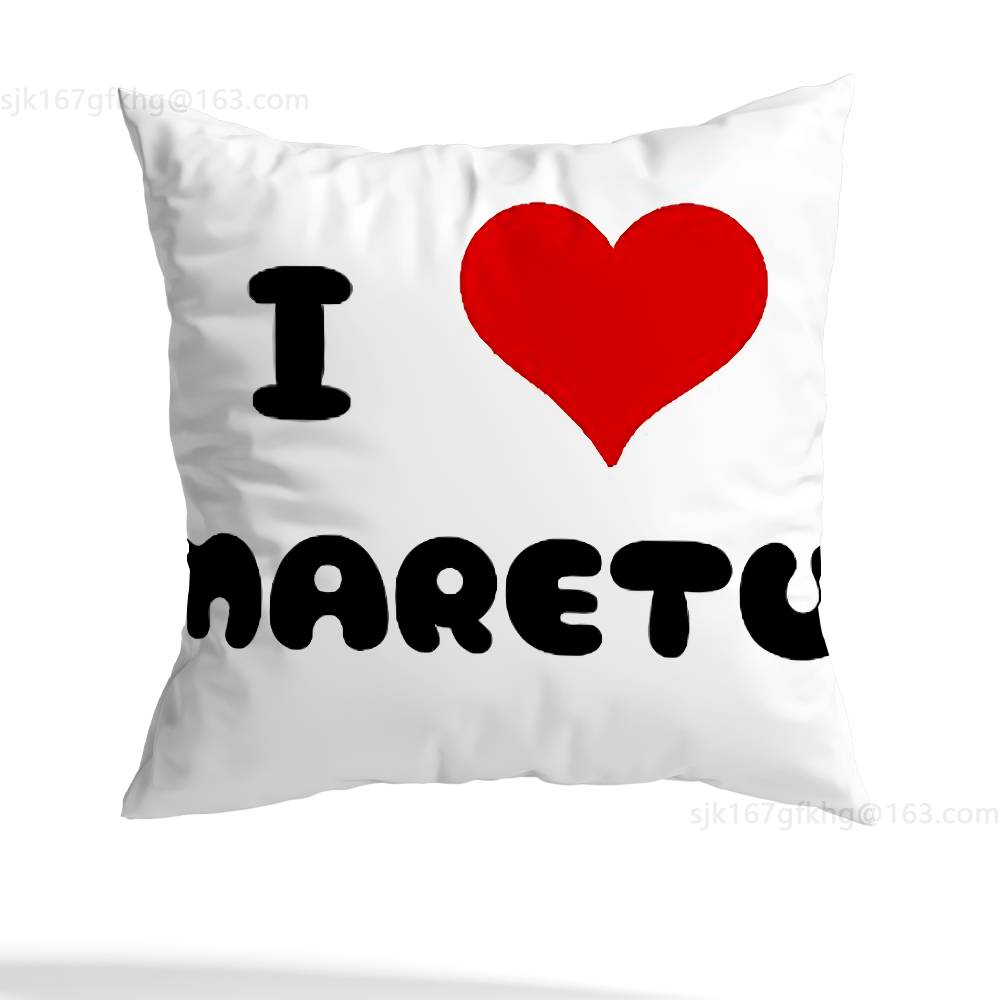 I Love Maretu pillow cover living room sofa cushion cover bedroom room bed pillow cover home decoration