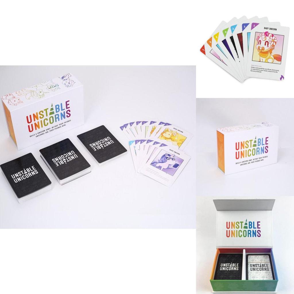 Unstable Unicorns Card Board Game Expansion Nsfw Rainbow Dragons Family Party Pack