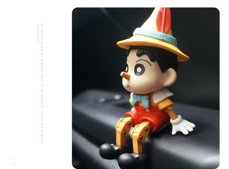 Puppet Crayon Shin-chan Pinocchio Nohara Shinnosuke Movable Toy Gift