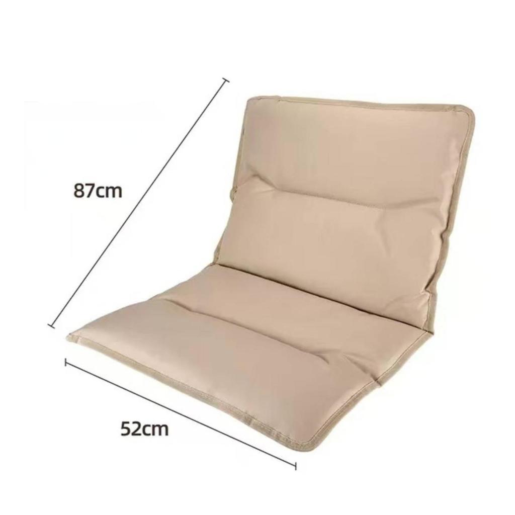 Foldable Chair Cushion with Oxford Cloth Cover Supportive Outdoor