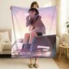 Anime Her Blue Sky Blanket Soft and Skin Friendly For Couch Bed Napping Bedspread All Seasons Comforter