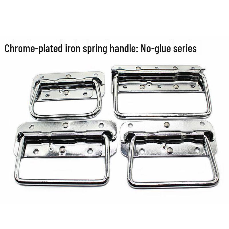 304 Stainless Steel Spring-Loaded Folding Handle for Aluminum Tool Box