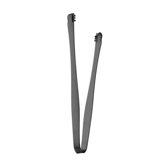 huaqianguhh Stainless Steel Ice Clamp, with Anti-Slip Serrated, Multi Purpose Serving Utensil, for Cubes Sugar Coffee Bar Use