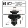 10mm Nylon Push Rivet Clips for Honda Accord Bumper