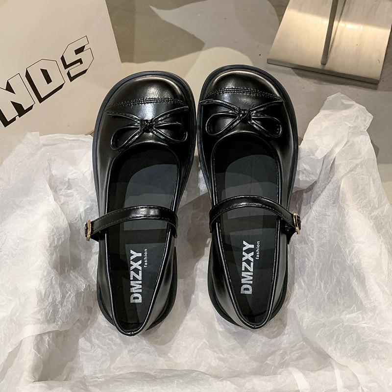 Fairy style French retro bow Mary Jane shoes female 2025 summer new small fragrant style gentle temperament single shoes