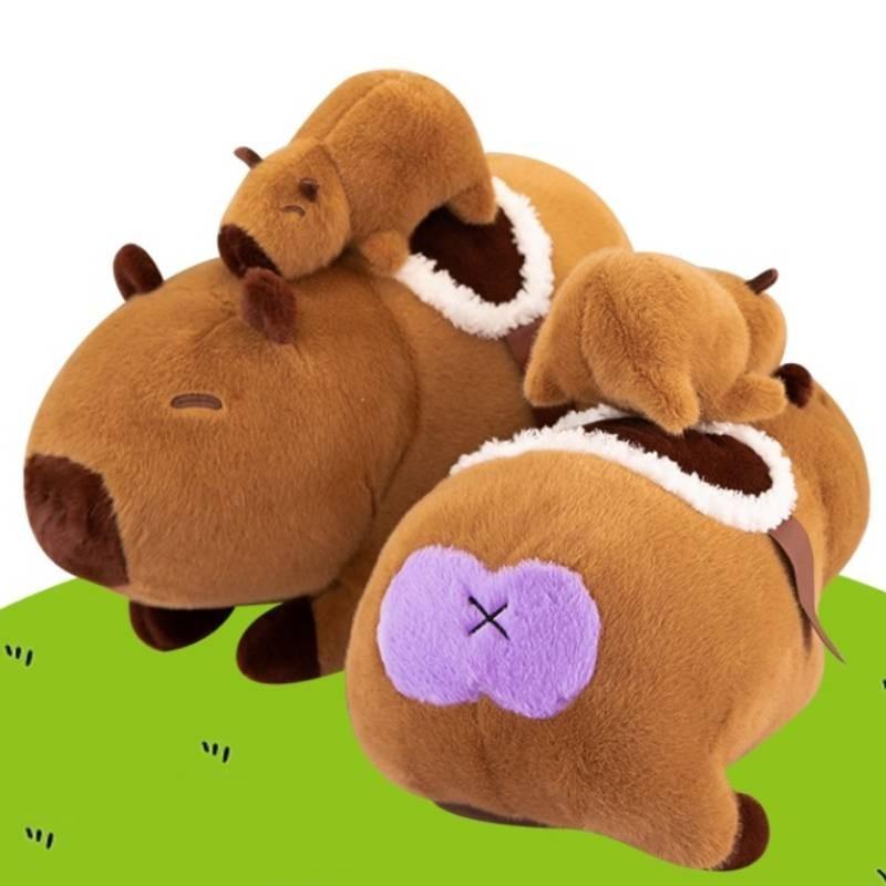 Capybara Purple Buttock Plush Toy Cartoon Stuffed Doll Decoration Gift Kids