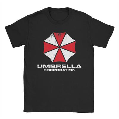 Umbrella Corporation T-Shirt Residents Evils Cotton Tee Shirt Crewneck Short Sleeve T Shirts Gift Idea Clothes