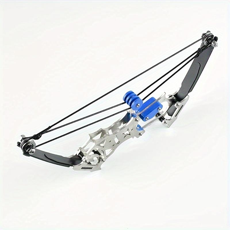 5.5inch Mini Archery Bow Set Left and Right Universal Mini Bow Metal Material Outdoor Shooting Practice Archery Entertainment Fun