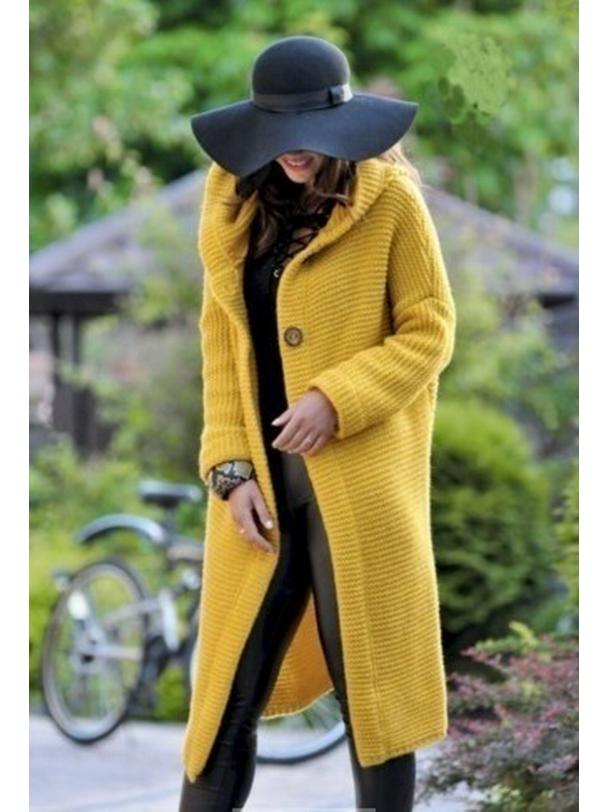 Spring 2024 Women's Hooded Cardigan Sweater Knitwear