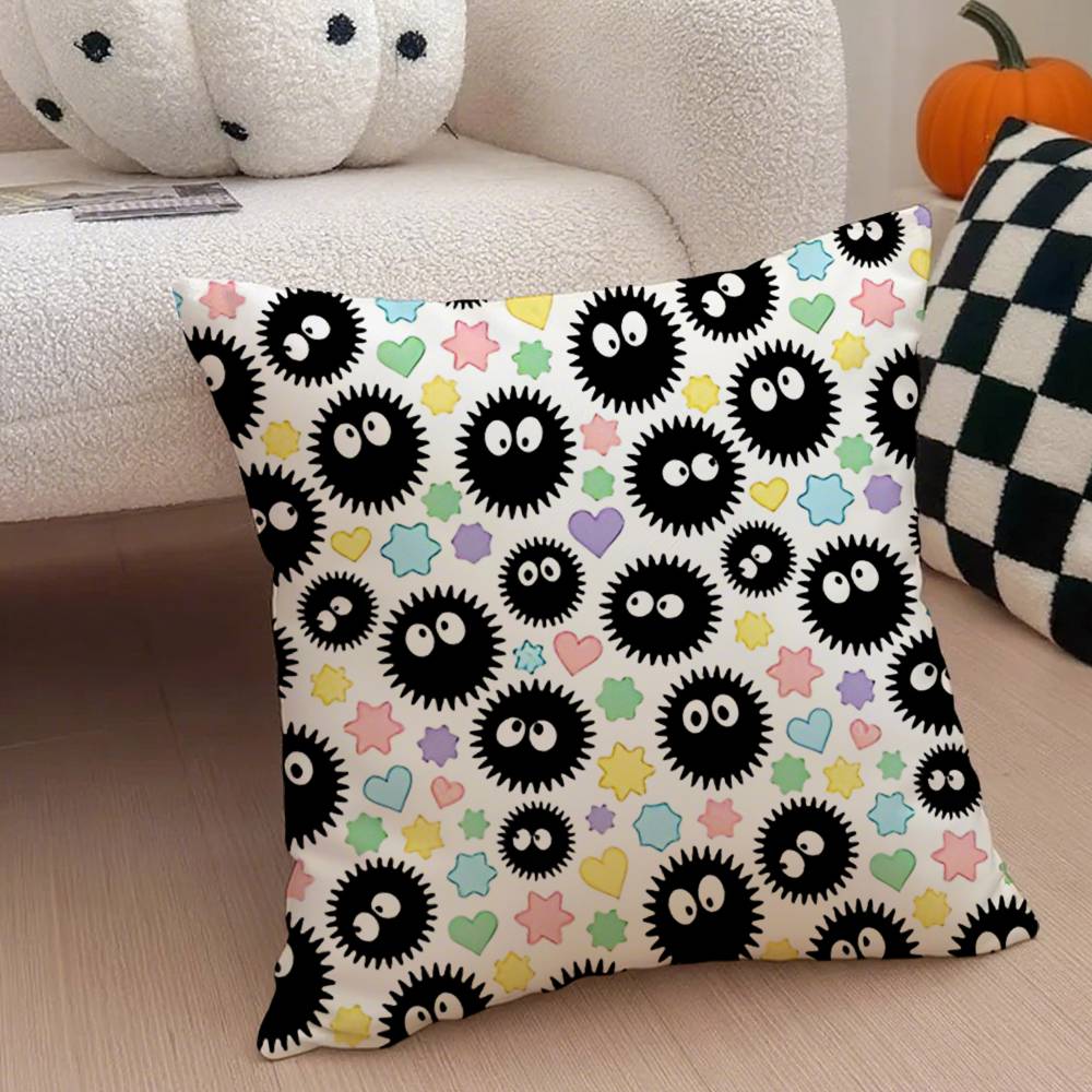 

Fairydust Pillow Case Anti-dustmite Pillowcase Invisible zipper silky short plush Sofa cushion cover 12x12Inch