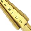 3-13mm HSS for Titanium Coated Step Drill Bit Cone Shank Reaming Power Tools for Metal