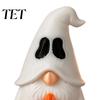 Pumpkin Decor for Home Halloween Ghost Gnome Figurine, Creative Desk Ornament, 3D Printed Small Collectibles Mini Statue Shelf Display, Funny Holiday