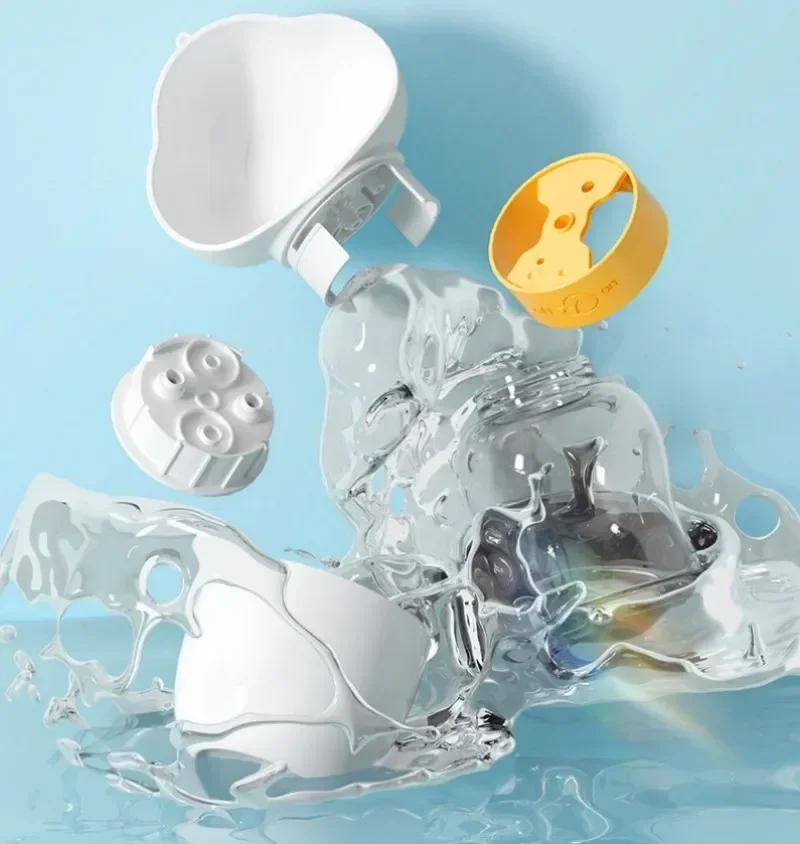 Multifunctional Portable Water Bottle for Dogs, Food Dispenser for Large Puppies, Travel Bowl for Pets