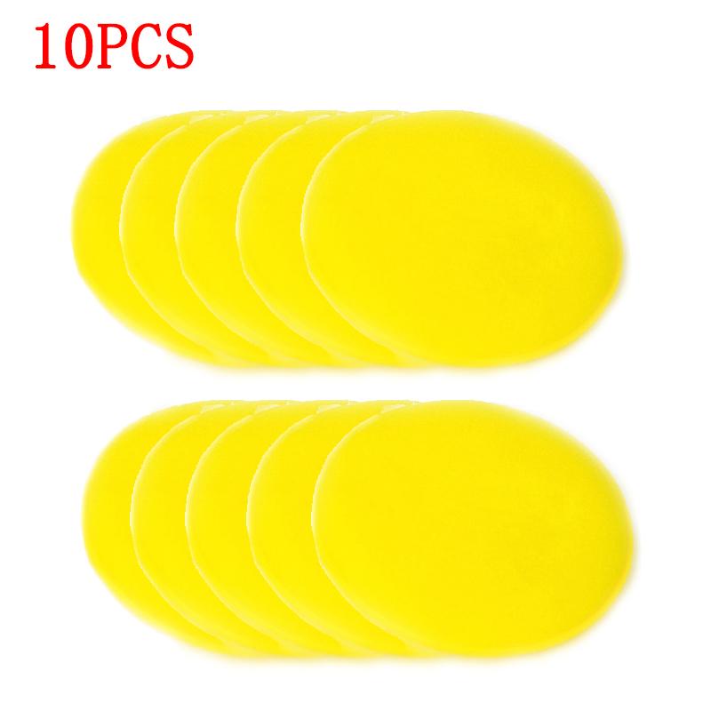 10Pcs High Quality Polishing Pad Car Waxing Sponge Car Care Tools Accessories Polishing Car Buffing Foam Applicator Sponge