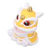 ABS Solar Nodding Lion Car Ornament Sunlight Swing Car Statue  Automotive Desktop Figurine