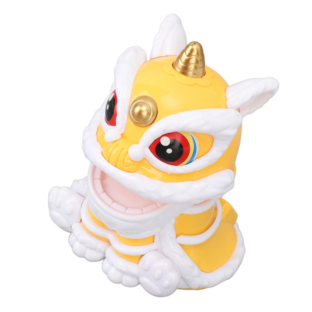 ABS Solar Nodding Lion Car Ornament Sunlight Swing Car Statue Automotive Desktop Figurine