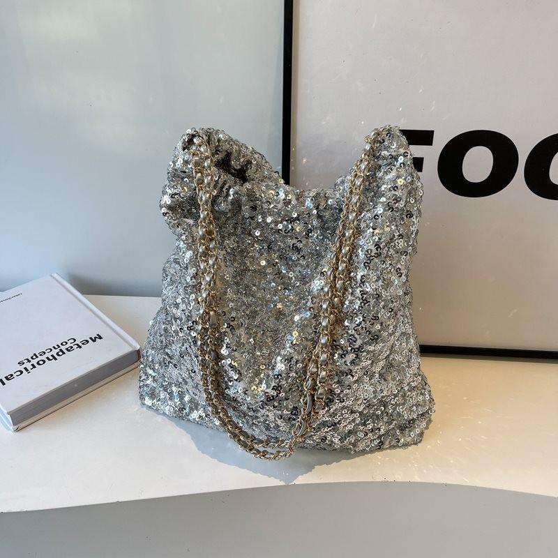 Fashionable High Quality Large Tote Bag For Women With Eye-catching Sequin Accents