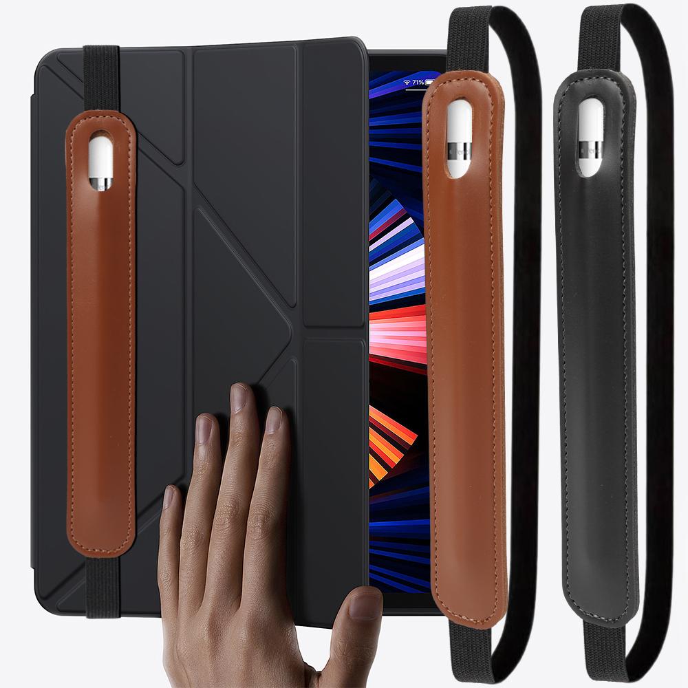 1/2PCS Elastic Pencil Holder Suitable for IPencil 1st 2nd Generation Stylus Pen Sleeve PU Leather Elastic Band for IPad Pro Air
