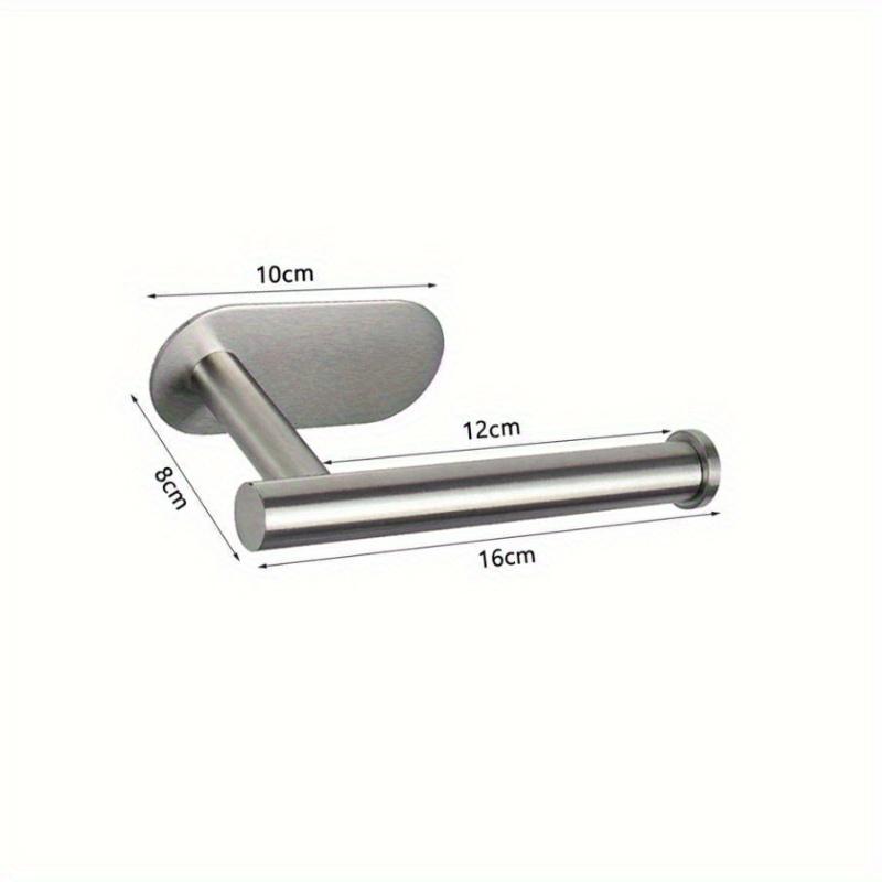 No Punching Wall Mounted Toilet Paper Holder Rustproof Anticorrosion Stainless Steel Bathroom Kitchen Roll Paper Toilet Holder