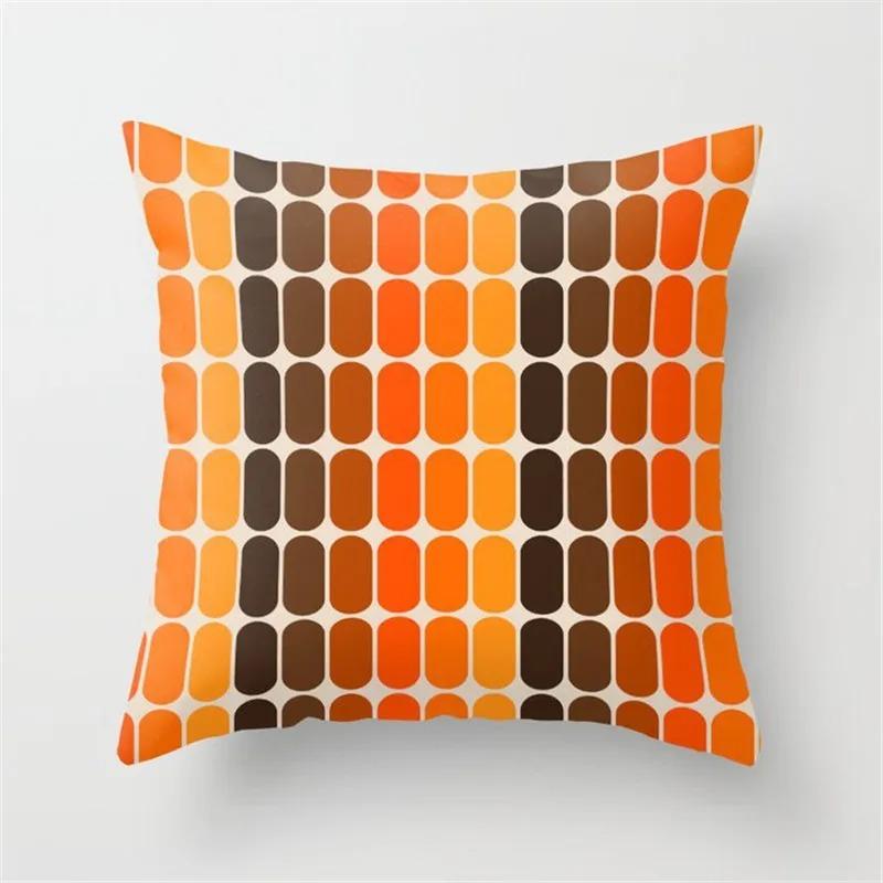 

Офис Гостиная Дом Наволочка Радуга Геометрический Принт Узор Наволочка Автомобиль Украшения 40x40cm