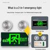 Multifunctional Super Bright Emergency Exit Light & Sign