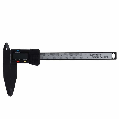Digital Caliper, 150mm/300mm Carbon Fiber Electronic Digital Caliper, Long Jaw Electronic Caliper Measuring Tool with Large LCD Screen and Easy Metric