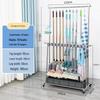 Stainless Steel Mop and Broom Organizer