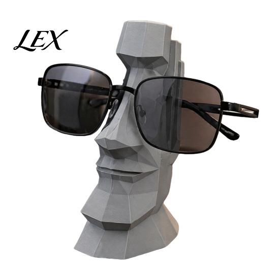 Home Interior Decor Hand Carved Eyeglass Holder, 3D Printed Nose Shaped Stand, Unique Artistic Figurine Decorative Display Rack, for Desk Office