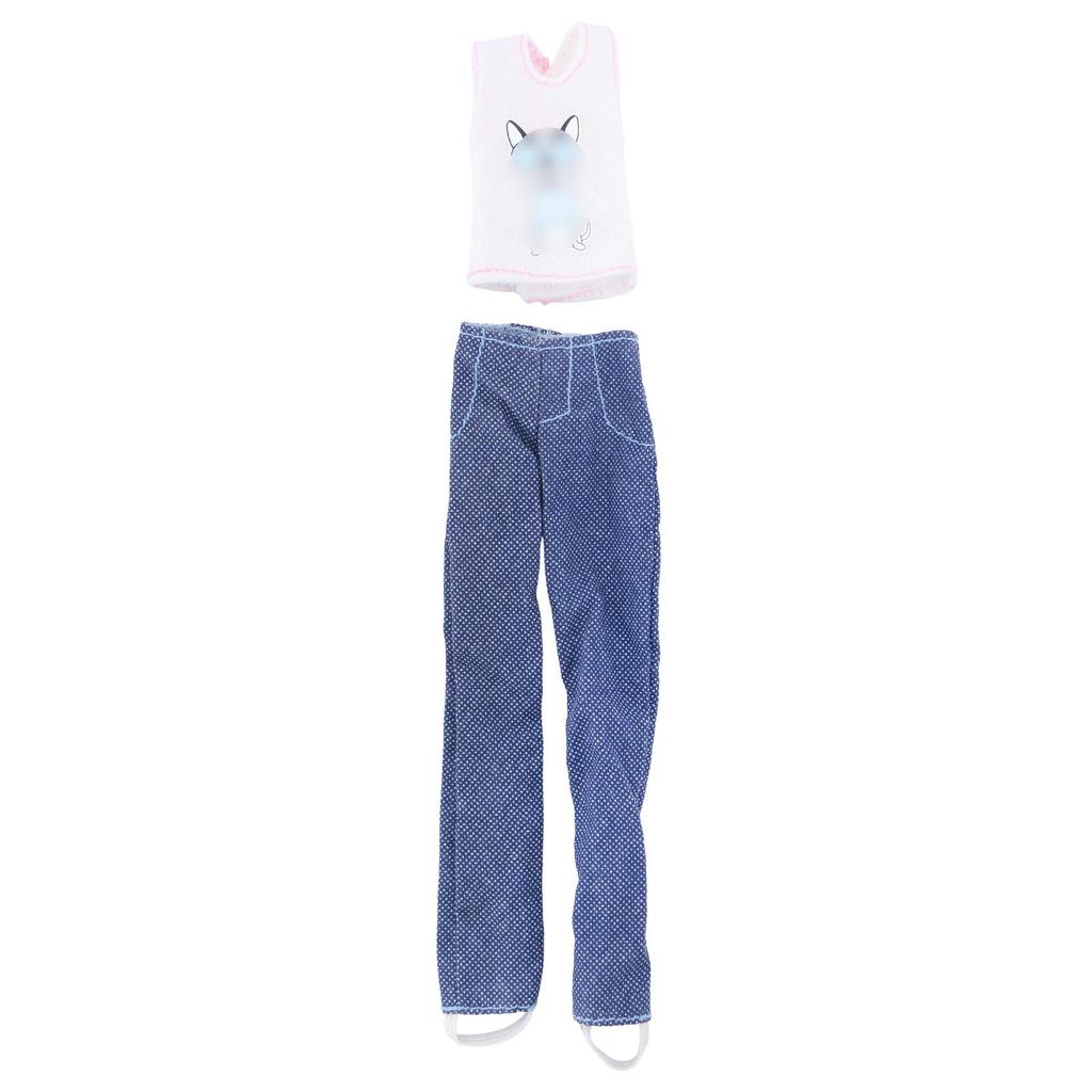 Mixed Style Monster 10.5 Inch Doll Clothes Fashion Outfit Daily Wear Pants Blouse Coat Summer Swimsuit Dolls Accessories Gift