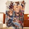 Game G-Granblue F-Fantasy Throw Flannel Throw Blanket, Lightweight Cozy, Durable Washable Cute Cool