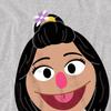 Sesame Street Unisex Adult Ji-Young Face Heather T-Shirt
