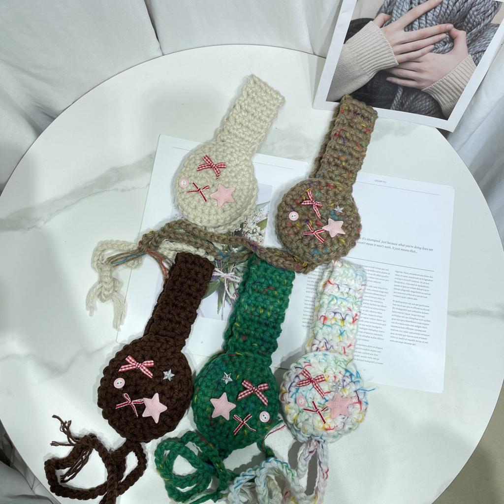 Lovely Ear Cover Star Crocheted EarMuffs for Women and Kids Ear Warmer Headband for Winter Christmas New Year Gifts