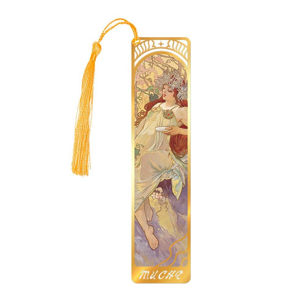 

Муха Ретро Стиль Кисточка Металлические Закладки Эстетическая Книга Чтения Скрепка Любители Книг D